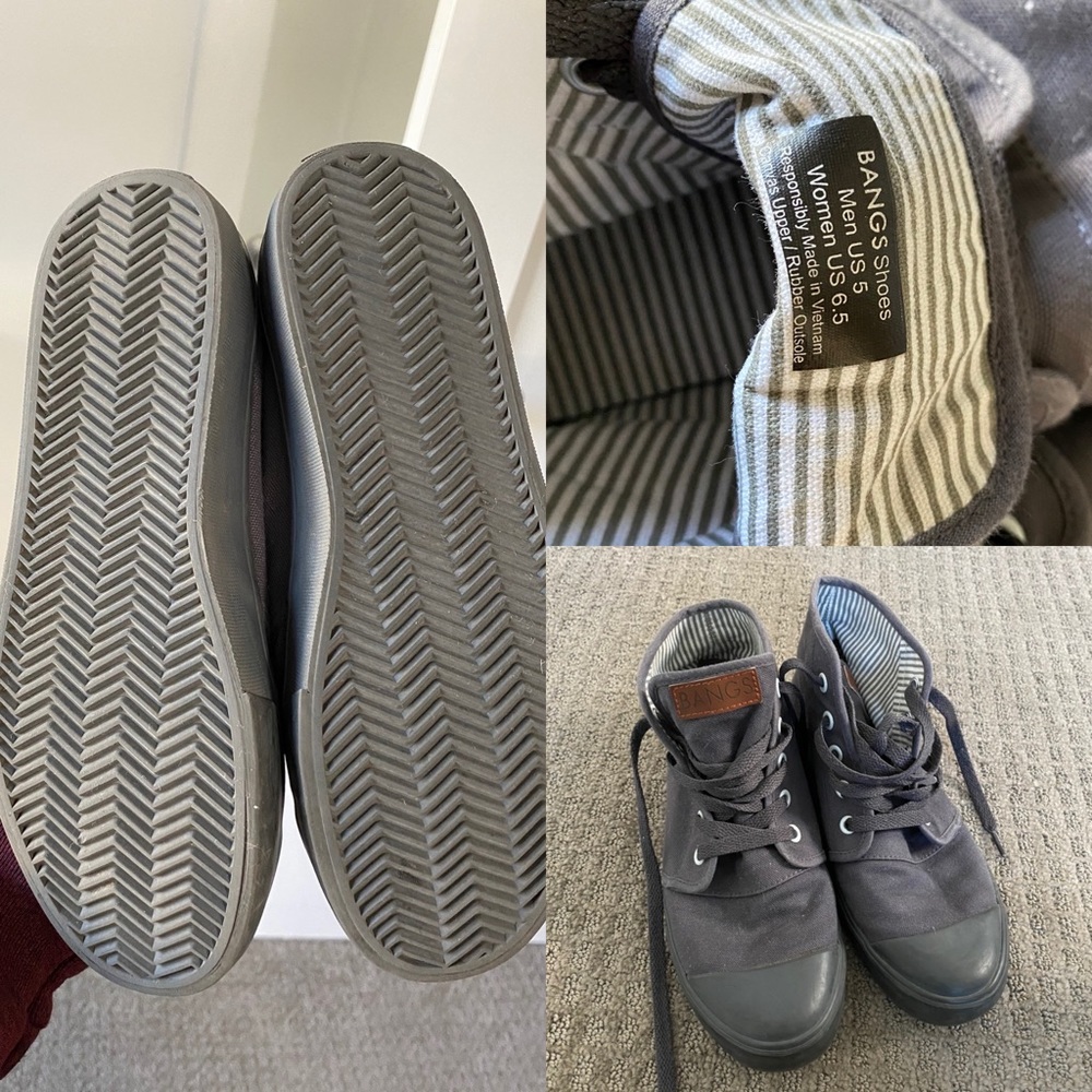 BANGS Shoes grey high tops
